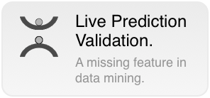 Until today, in data mining, model validation ends where modeling finishes. The model is then
				  	applied in real processes for prediction, classification, recommendation, diagnosis as if it would
				  	work stable and correct under all circumstances. But by far, it actually does not. Data mining models
				  	are always built on a finite set of data with certain properties. Therefore, like any model, they reflect the
				  	underlying object or process incomplete and approximately, only. Their validity is limited in space and/or time which
				  	defines their actual applicability domain.
				  	If a model works in its applicability domain or not only depends on the
				  	input data given to the model at runtime to predict an outcome. If a model works outside its domain it gets
				  	instable with irregular and presumably false prediction. How can a prediction respectively model be used with good conscience if there is no indication
				  	if it is applicable at all to the given inputs? The situation that a model works outside its applicability domain is
				  	not exceptional but can happen very often, especially for nonlinear models which are common in data mining.